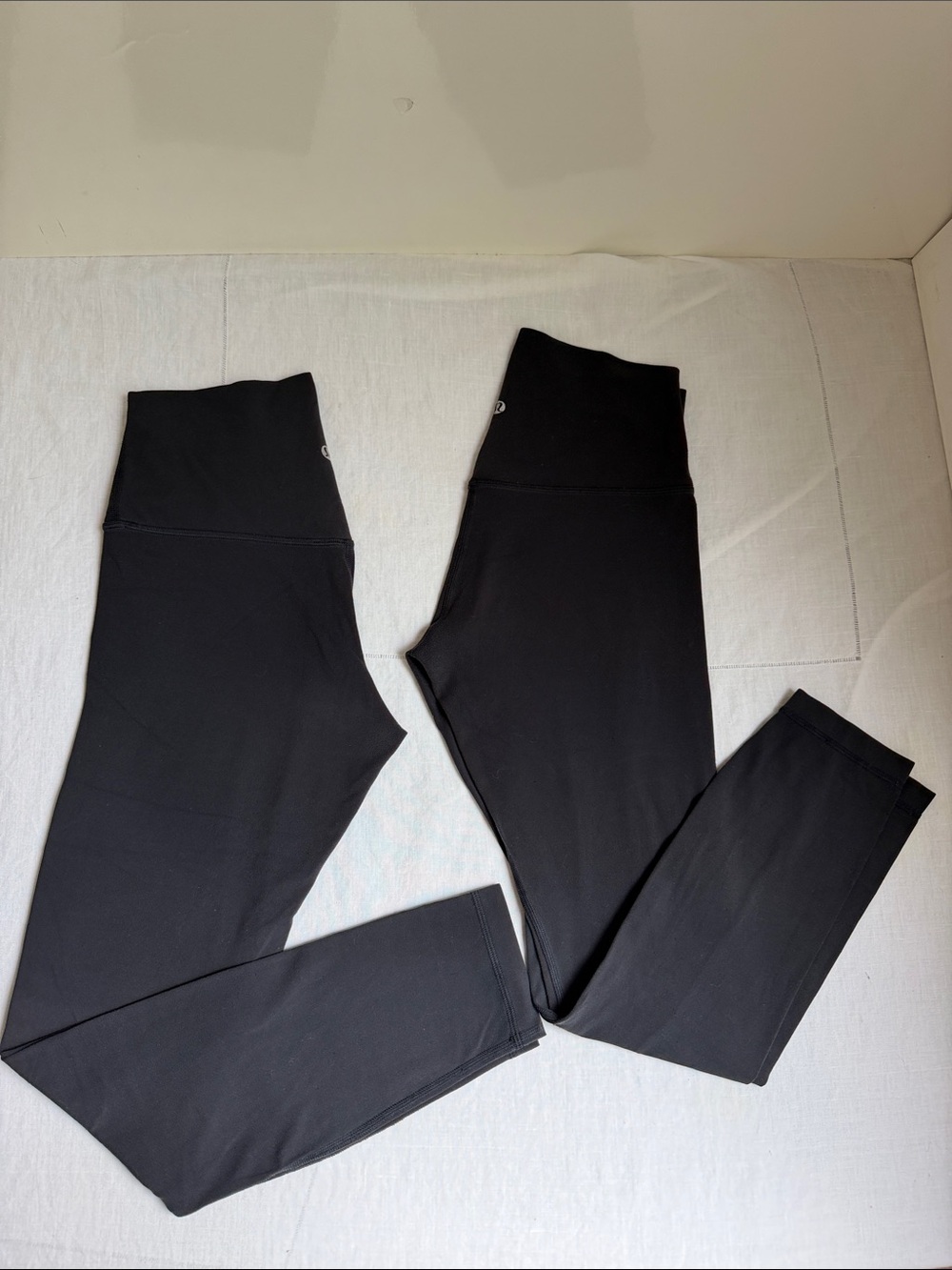 2 pair Lululemon Align Pant II 25" Size 6 Leggings